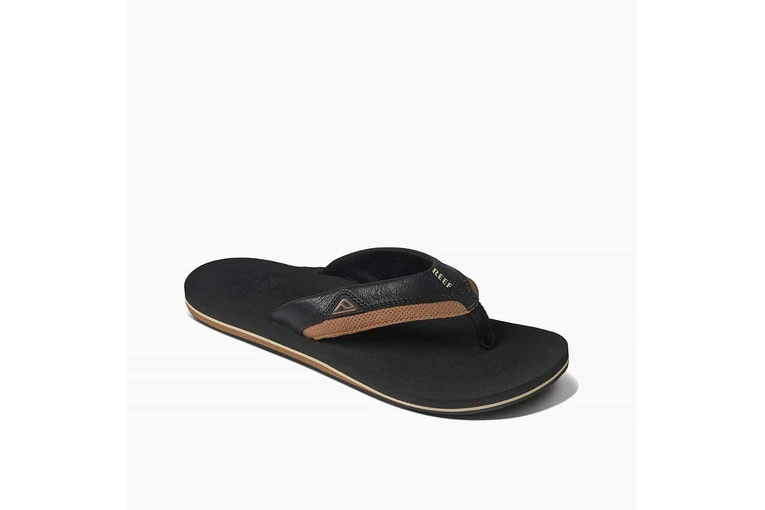 Reef Cushion Dawn Teenslippers Black/tan Heren 3 Reef Cushion Dawn Teenslippers Black/tan Heren