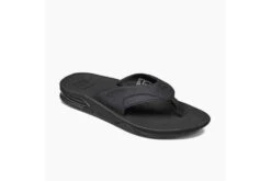 Reef Fanning Teenslippers All Black Heren