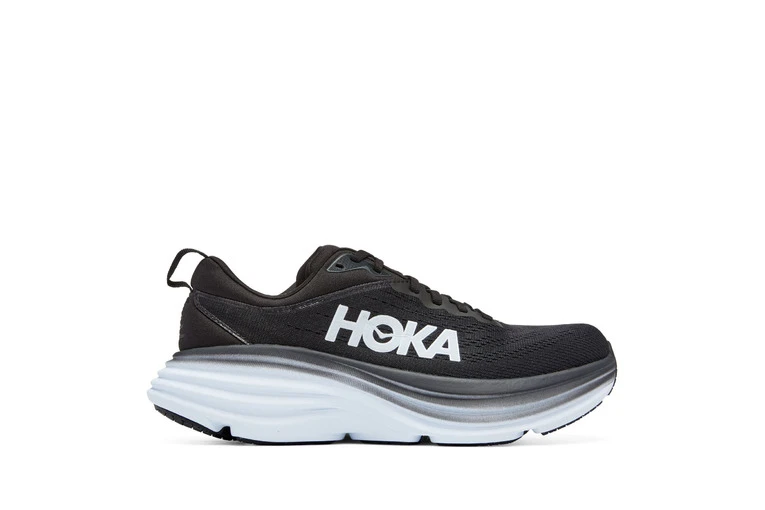 Hoka Bondi 8 Loopschoenen Black/White Dames 3 Hoka Bondi 8 Loopschoenen Black/White Dames