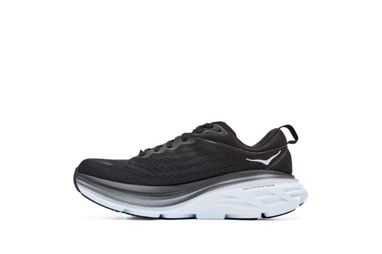 Hoka Bondi 8 Loopschoenen Black/White Dames 4 Hoka Bondi 8 Loopschoenen Black/White Dames - Afbeelding 2