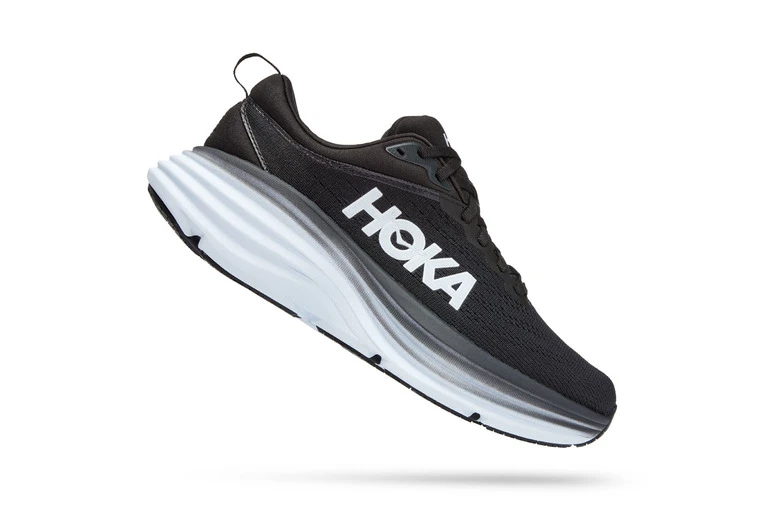 Hoka Bondi 8 Loopschoenen Black/White Dames 6 Hoka Bondi 8 Loopschoenen Black/White Dames - Afbeelding 4
