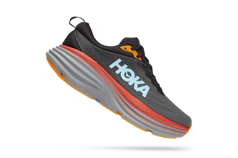 Hoka Bondi 8 Loopschoenen Anthracite / Castlerock Heren 6 Hoka Bondi 8 Loopschoenen Anthracite / Castlerock Heren - Afbeelding 4