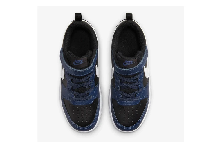Nike Court Borough Low 2 Sneaker Navy/zwart Kids 5 Nike Court Borough Low 2 Sneaker Navy/zwart Kids - Afbeelding 3