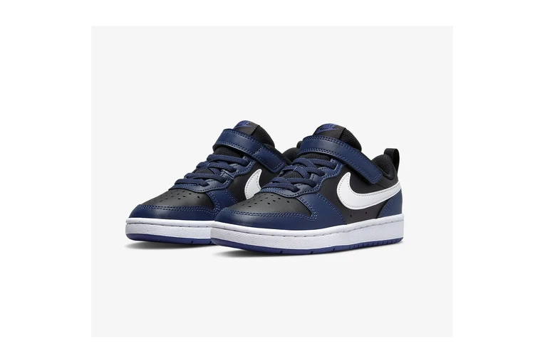 Nike Court Borough Low 2 Sneaker Navy/zwart Kids 6 Nike Court Borough Low 2 Sneaker Navy/zwart Kids - Afbeelding 4