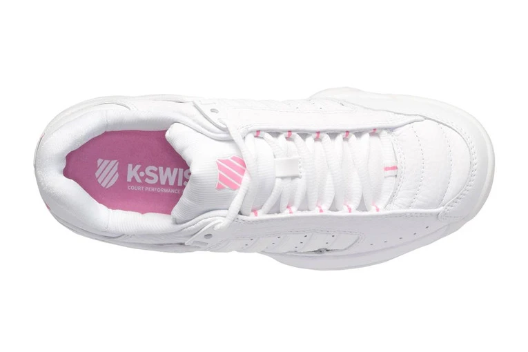 K-Swiss K.Swiss Defier RS Tennisschoen Wit/roze Dames 5 K-Swiss K.Swiss Defier RS Tennisschoen Wit/roze Dames - Afbeelding 3