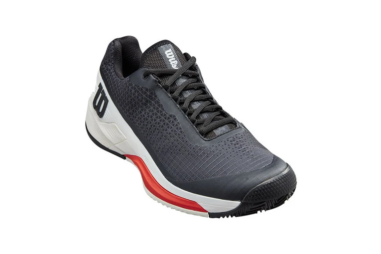 Wilson Rush Pro 4.0 Clay Tennisschoen Zwart/wit Heren 5 Wilson Rush Pro 4.0 Clay Tennisschoen Zwart/wit Heren - Afbeelding 3