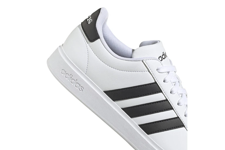 Adidas Grand Court Cloudfoam Sneaker Wit/zwart Heren 5 Adidas Grand Court Cloudfoam Sneaker Wit/zwart Heren - Afbeelding 4