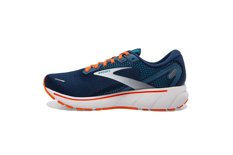 Brooks Ghost 14 Loopschoen Titan/teal/flame Heren 4 Brooks Ghost 14 Loopschoen Titan/teal/flame Heren - Afbeelding 2