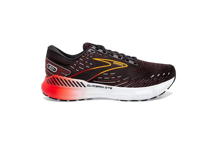 Brooks Glycerin GTS 20 Loopschoen Zwart/fiery Red Heren 3 Brooks Glycerin GTS 20 Loopschoen Zwart/fiery Red Heren
