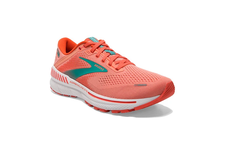 Brooks Adrenaline GTS 22 Loopschoen Coral/latigo Bay Dames 5 Brooks Adrenaline GTS 22 Loopschoen Coral/latigo Bay Dames - Afbeelding 3