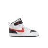 Nike Court Borough Mid 2 Sneakers Wit/zwart/rood KIDS -Schoenenwinkel 37106121 0