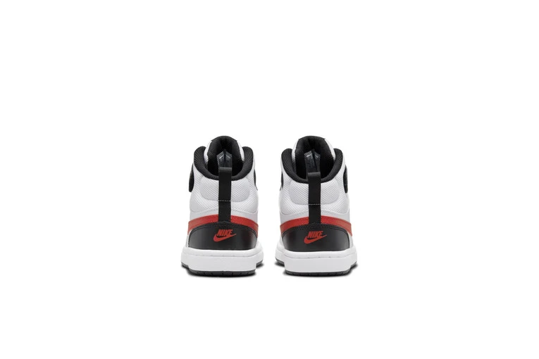 Nike Court Borough Mid 2 Sneakers Wit/zwart/rood KIDS 7 Nike Court Borough Mid 2 Sneakers Wit/zwart/rood KIDS - Afbeelding 5