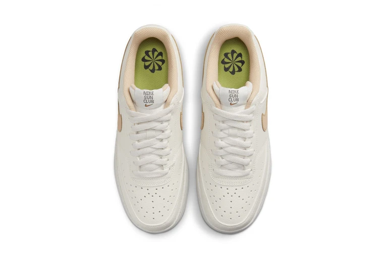 Nike Court Vision Low Next Sneaker Wit Onyx/sail Dames 6 Nike Court Vision Low Next Sneaker Wit Onyx/sail Dames - Afbeelding 4