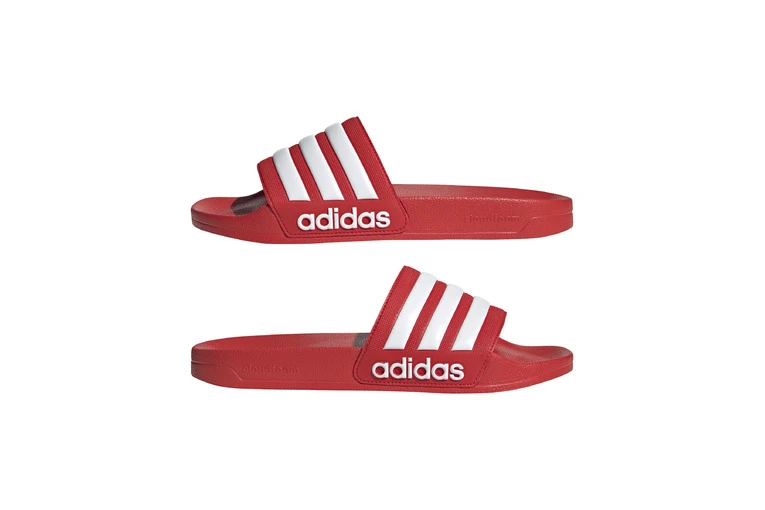 Adidas Adilette Shower Badslippers Rood Unisex 5 Adidas Adilette Shower Badslippers Rood Unisex - Afbeelding 3