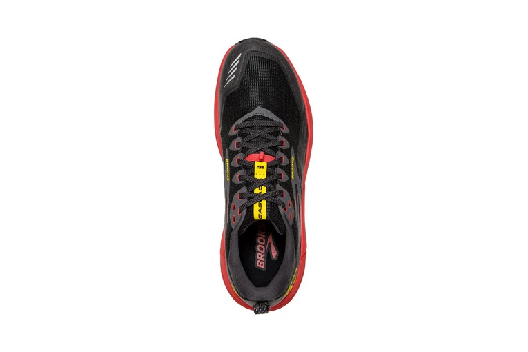 Brooks Cascadia 16 Trailschoenen Black/Fiery Red/Blazing Yellow Heren 7 Brooks Cascadia 16 Trailschoenen Black/Fiery Red/Blazing Yellow Heren - Afbeelding 5