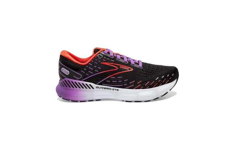Brooks Glycerin GTS 20 Loopschoenen Black/Bellflower/Fiesta Dames 3 Brooks Glycerin GTS 20 Loopschoenen Black/Bellflower/Fiesta Dames