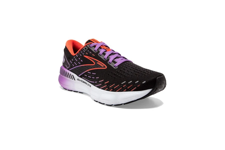 Brooks Glycerin GTS 20 Loopschoenen Black/Bellflower/Fiesta Dames 5 Brooks Glycerin GTS 20 Loopschoenen Black/Bellflower/Fiesta Dames - Afbeelding 3