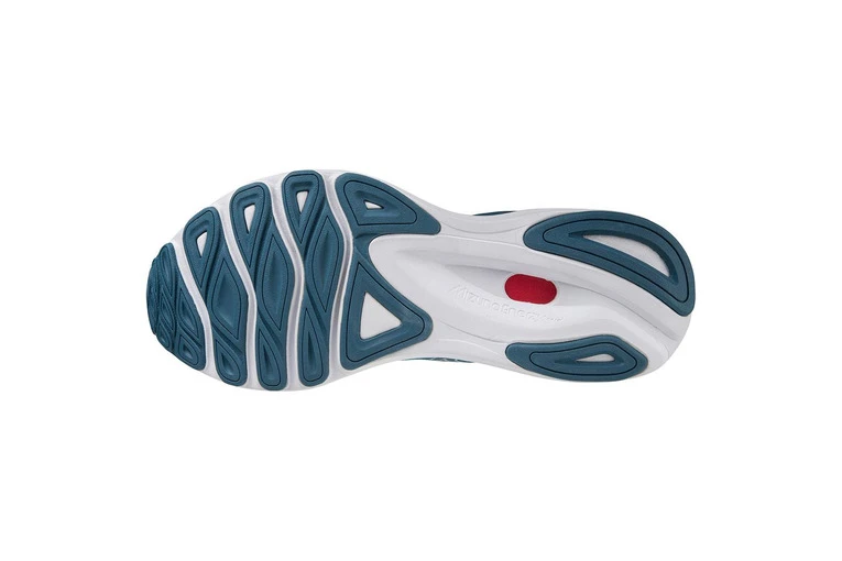 Mizuno WAVE SKYRISE 4 Loopschoenen Blue Ashes/Nimbus Cloud/Soleil Heren 5 Mizuno WAVE SKYRISE 4 Loopschoenen Blue Ashes/Nimbus Cloud/Soleil Heren - Afbeelding 3