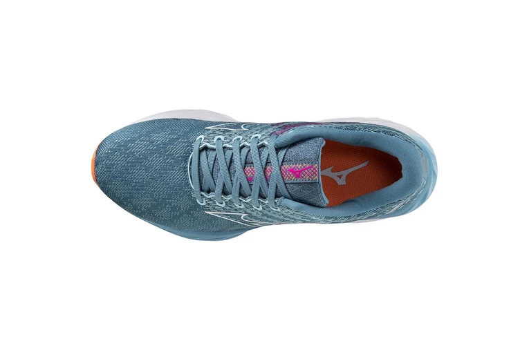 Mizuno Wave Inspire 19 Loopschoenen Provincial Blue/White/807 C Dames 6 Mizuno Wave Inspire 19 Loopschoenen Provincial Blue/White/807 C Dames - Afbeelding 4