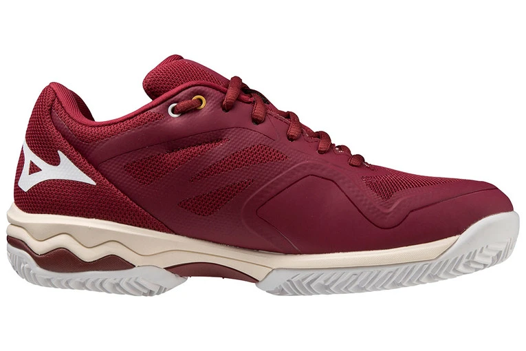 Mizuno Wave Exceed Light Clay Tennisschoen Rood Dames 3 Mizuno Wave Exceed Light Clay Tennisschoen Rood Dames