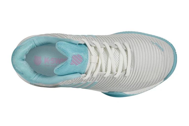 K-Swiss Hypercourt Express 2 HB Tennisschoen Wit/angel Blue Dames 6 K-Swiss Hypercourt Express 2 HB Tennisschoen Wit/angel Blue Dames - Afbeelding 4
