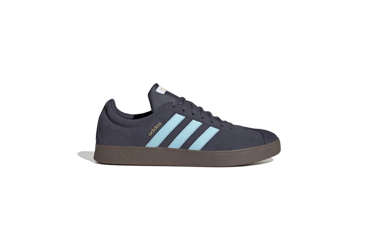 Adidas VL Court Lifestyle Skateboarding Suède Sneakers Blauw Heren 3 Adidas VL Court Lifestyle Skateboarding Suède Sneakers Blauw Heren