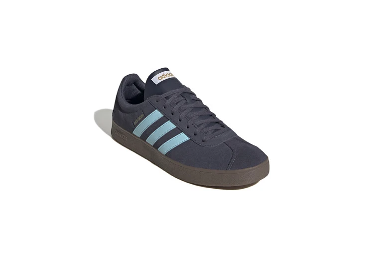 Adidas VL Court Lifestyle Skateboarding Suède Sneakers Blauw Heren 5 Adidas VL Court Lifestyle Skateboarding Suède Sneakers Blauw Heren - Afbeelding 3