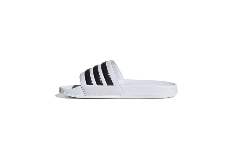 Adidas Adilette Shower Badslippers Ftwr White Unisex 4 Adidas Adilette Shower Badslippers Ftwr White Unisex - Afbeelding 2