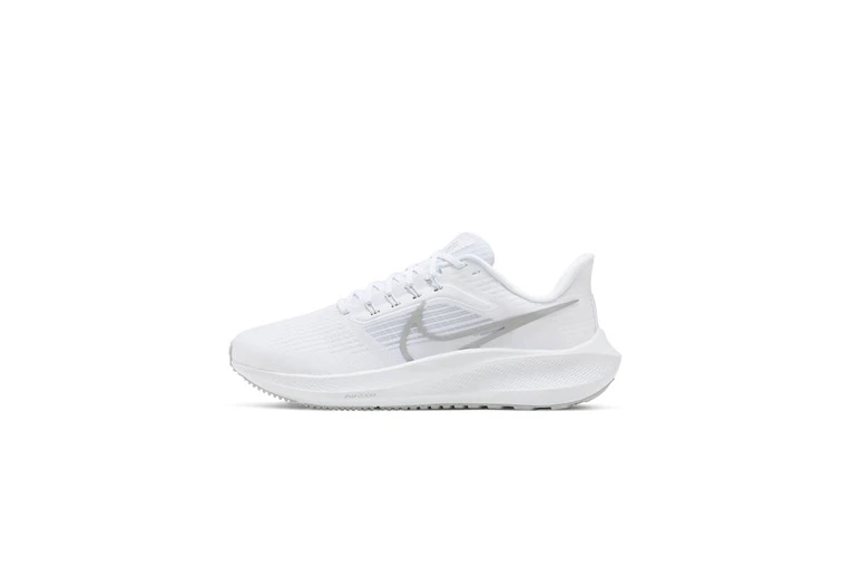 Nike Pegasus 39 Loopschoenen Wit/Pure Platinum/Grey Fog/Metallic Silver Dames 4 Nike Pegasus 39 Loopschoenen Wit/Pure Platinum/Grey Fog/Metallic Silver Dames - Afbeelding 2