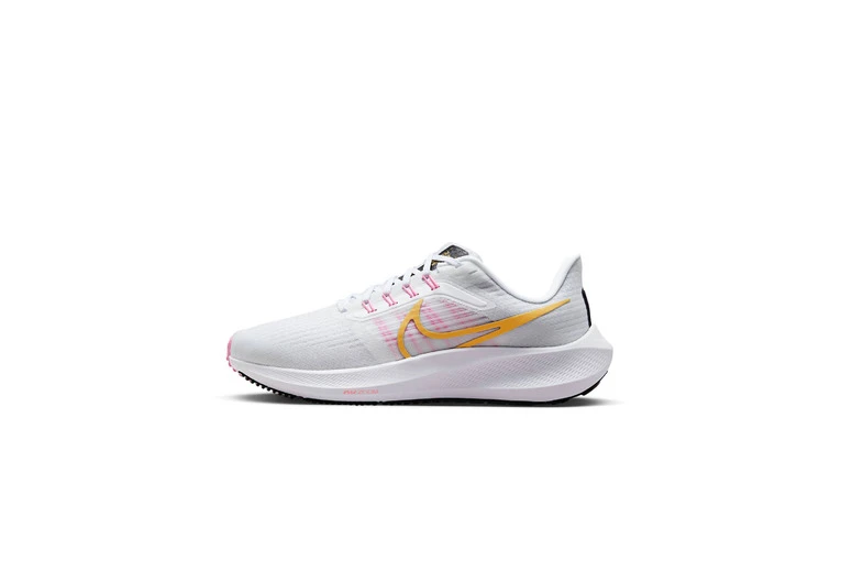 Nike Pegasus 39 Loopschoenen Wit/Pure Platinum/Wheat Gold Dames 4 Nike Pegasus 39 Loopschoenen Wit/Pure Platinum/Wheat Gold Dames - Afbeelding 2