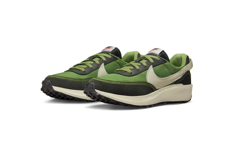 Nike Waffle Debut Sneakers Alligator Groen Heren 5 Nike Waffle Debut Sneakers Alligator Groen Heren - Afbeelding 3