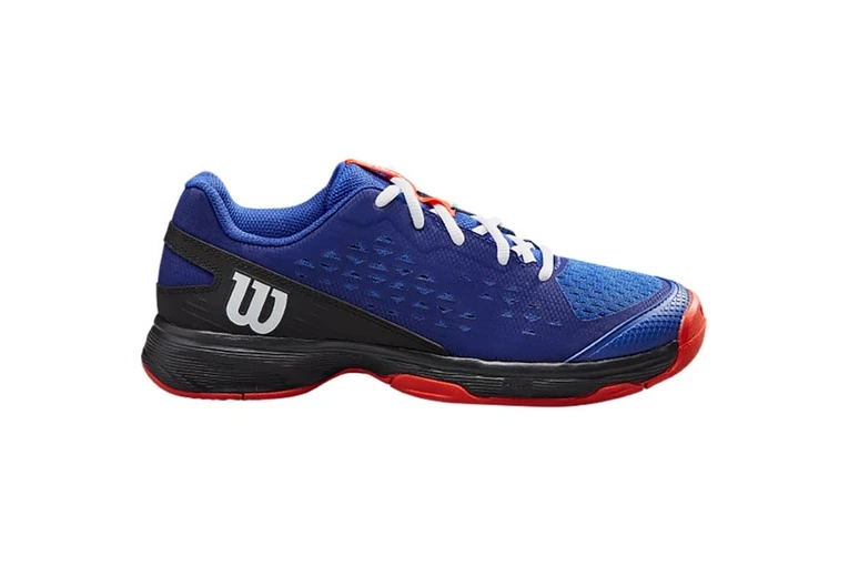 Wilson Rush Pro 4.0 Tennisschoen Blauw/zwart KIDS 3 Wilson Rush Pro 4.0 Tennisschoen Blauw/zwart KIDS