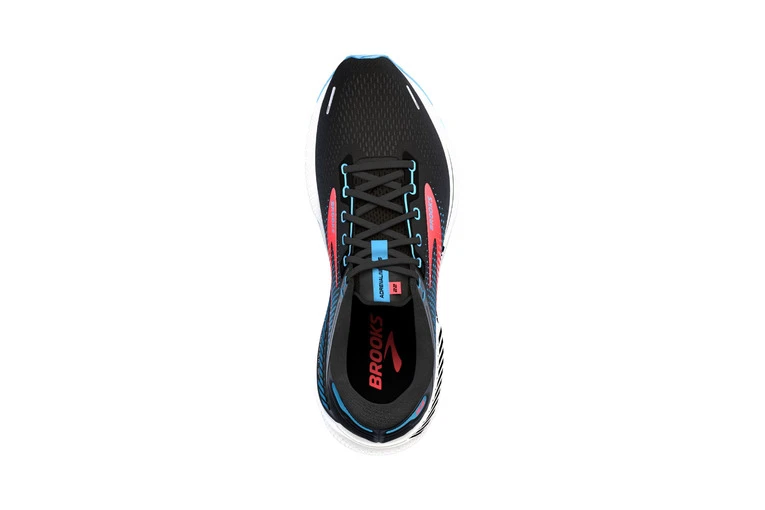 Brooks Adrenaline GTS 22 Loopschoenen Black/Lake Blue/Coral Dames 7 Brooks Adrenaline GTS 22 Loopschoenen Black/Lake Blue/Coral Dames - Afbeelding 5