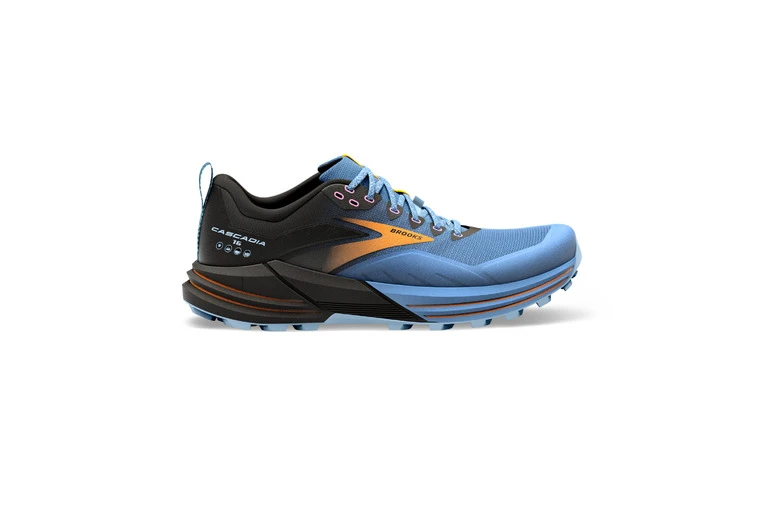 Brooks Cascadia 16 Trailschoenen Blue/Black/Yellow Dames 3 Brooks Cascadia 16 Trailschoenen Blue/Black/Yellow Dames