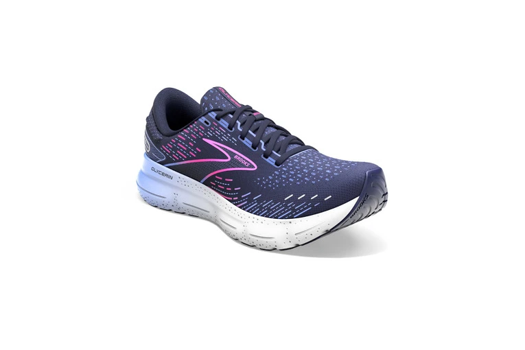 Brooks Glycerin 20 Loopschoenen Peacoat/Blue/Pink Dames 5 Brooks Glycerin 20 Loopschoenen Peacoat/Blue/Pink Dames - Afbeelding 3