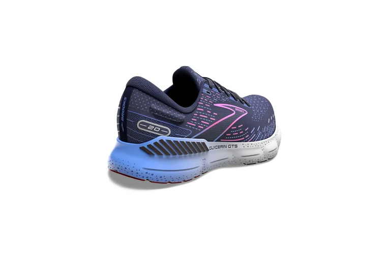 Brooks Glycerin GTS 20 Loopschoenen Peacoat/Blue/Pink Dames 6 Brooks Glycerin GTS 20 Loopschoenen Peacoat/Blue/Pink Dames - Afbeelding 4