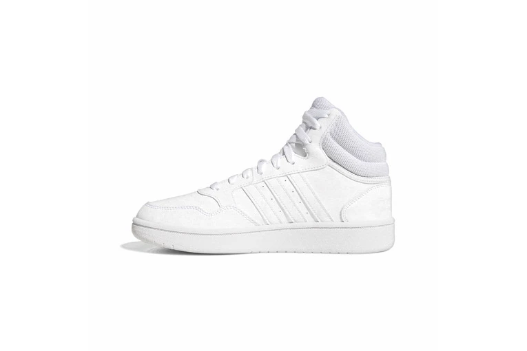 Adidas Hoops 3.0 Mid Classic Sneakers Cloud White / Dash Grey Dames 4 Adidas Hoops 3.0 Mid Classic Sneakers Cloud White / Dash Grey Dames - Afbeelding 2