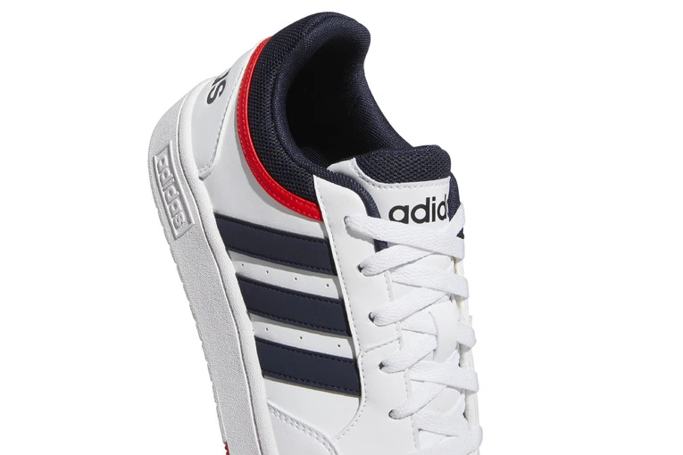 Adidas Hoops 3.0 Low Classic Vintage Sneakers Wit/navy Heren 8 Adidas Hoops 3.0 Low Classic Vintage Sneakers Wit/navy Heren - Afbeelding 6