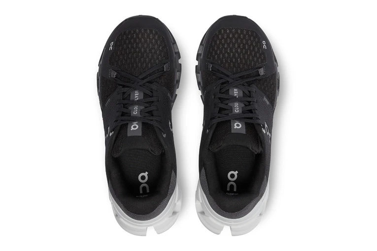 On Cloudflyer 4 Loopschoenen Black/White Dames 7 On Cloudflyer 4 Loopschoenen Black/White Dames - Afbeelding 5