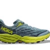 Hoka Speedgoat 5 Trailschoenen Stone Blue / Dark Citron Heren -Schoenenwinkel 37111764 0