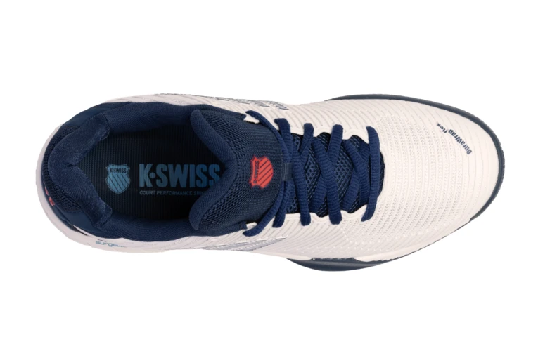 K-Swiss Hypercourt Express 2 HB Tennisschoen Wit/opal Blauw Heren 6 K-Swiss Hypercourt Express 2 HB Tennisschoen Wit/opal Blauw Heren - Afbeelding 4