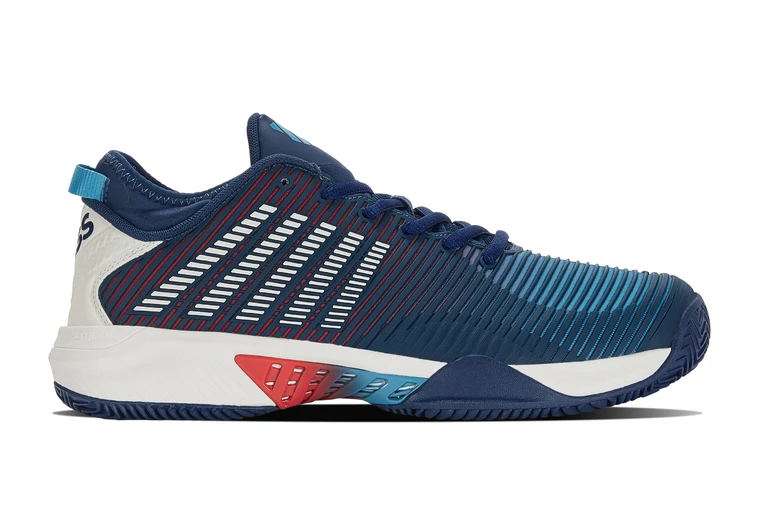 K-Swiss Hypercourt Supreme HB Tennisschoen Opal Blauw Heren 3 K-Swiss Hypercourt Supreme HB Tennisschoen Opal Blauw Heren