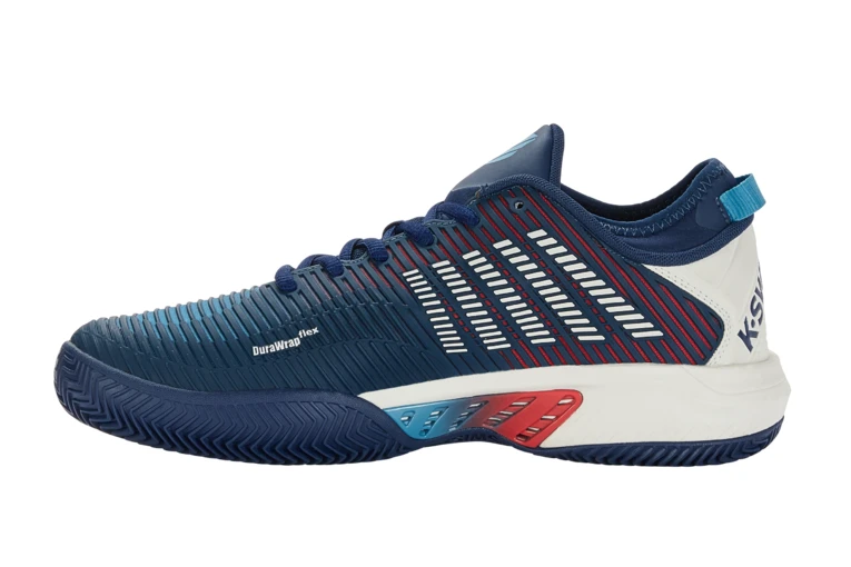 K-Swiss Hypercourt Supreme HB Tennisschoen Opal Blauw Heren 4 K-Swiss Hypercourt Supreme HB Tennisschoen Opal Blauw Heren - Afbeelding 2