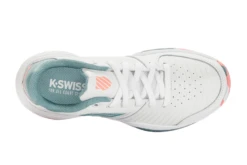 K-Swiss Court Express Omni Tennisschoen Wit/nile Blue KIDS -Schoenenwinkel 37112573 4
