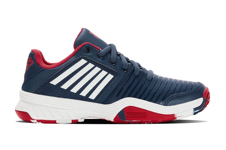 K-Swiss Court Express Omni Tennisschoen Opal Blauw/lollipop KIDS 3 K-Swiss Court Express Omni Tennisschoen Opal Blauw/lollipop KIDS