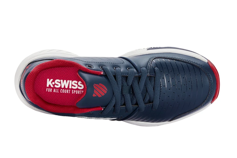 K-Swiss Court Express Omni Tennisschoen Opal Blauw/lollipop KIDS 6 K-Swiss Court Express Omni Tennisschoen Opal Blauw/lollipop KIDS - Afbeelding 4