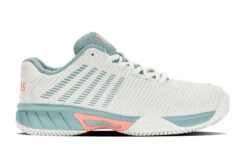 K-Swiss Hypercourt Express 2 HB Wit/nile Blue KIDS