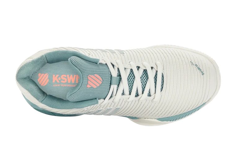 K-Swiss Hypercourt Express 2 HB Wit/nile Blue KIDS 6 K-Swiss Hypercourt Express 2 HB Wit/nile Blue KIDS - Afbeelding 4