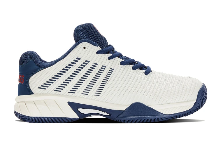 K-Swiss Hypercourt Express 2 HB Wit/navy KIDS 3 K-Swiss Hypercourt Express 2 HB Wit/navy KIDS