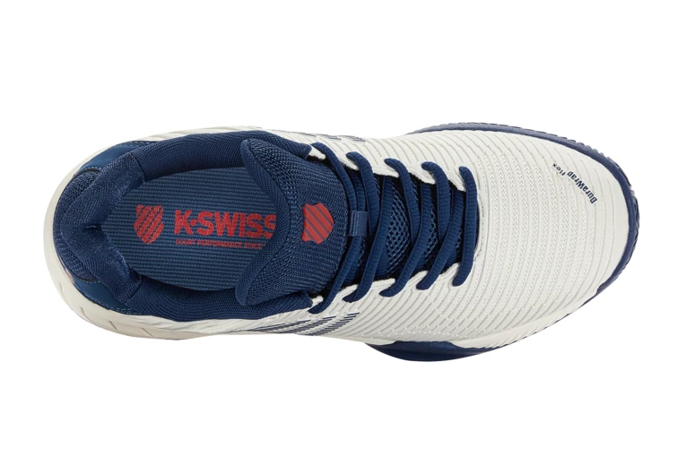 K-Swiss Hypercourt Express 2 HB Wit/navy KIDS 6 K-Swiss Hypercourt Express 2 HB Wit/navy KIDS - Afbeelding 4